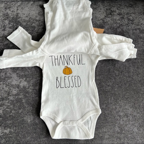 NWT Rae Dunn Fall Onesie Set - Picture 3 of 6